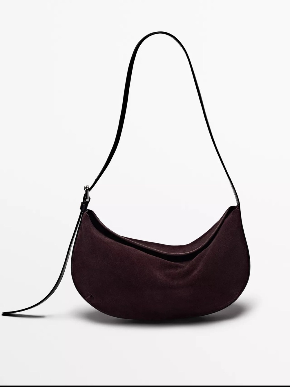 NWT Massimo Dutti Split Suede Shoulder Bag